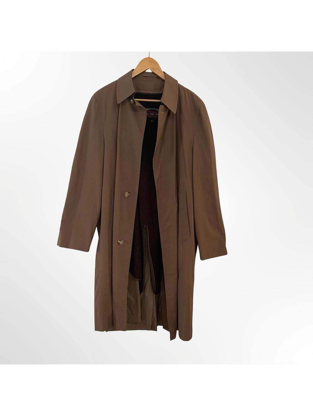 Botany Men's Single-Breasted Trench Coat w lining in 38R